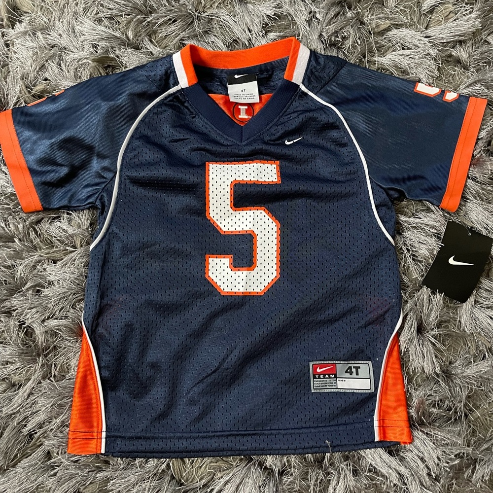 Nwt Nike Fighting Illini Kids Jersey 4T